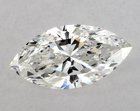 GIA 1.00 Carat G-VS2 Ideal Cut Marquise Diamond