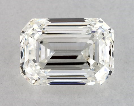 GIA 1.01 Carat H-VS2 Very Good Cut Emerald Diamond