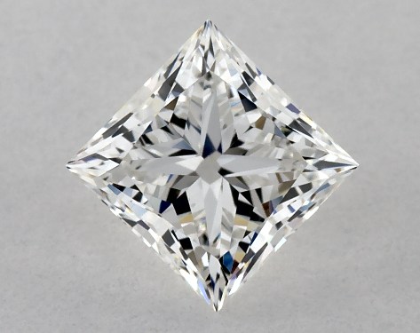 GIA 1.00 Carat G-VS1 Ideal Cut Princess Diamond