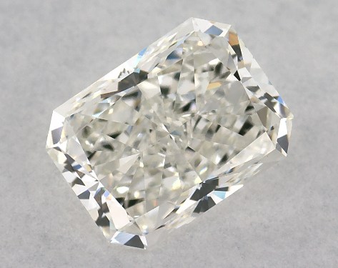 GIA 1.01 Carat H-VS1 Very Good Cut Radiant Diamond