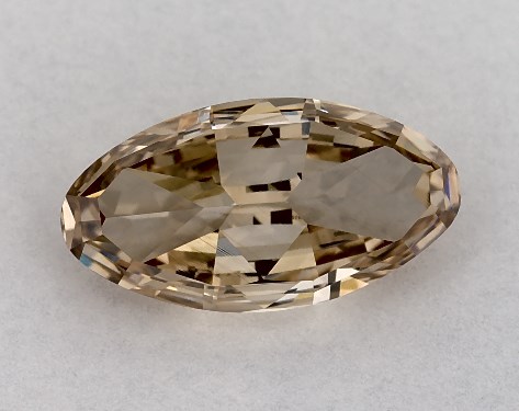 GIA 0.90 Carat Fancy Yellowish Brown-VS1 Oval Cut Diamond