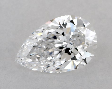 GIA 0.46 Carat D-VS2 Ideal Cut Pear Diamond