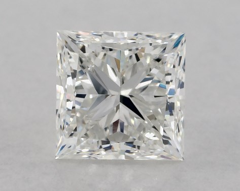 GIA 1.00 Carat H-VVS2 Ideal Cut Princess Diamond