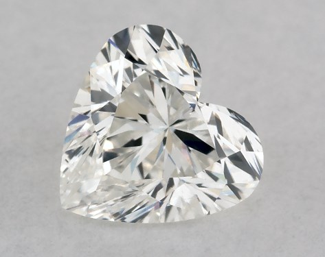 GIA 0.50 Carat H-VS2 Ideal Cut Heart Diamond