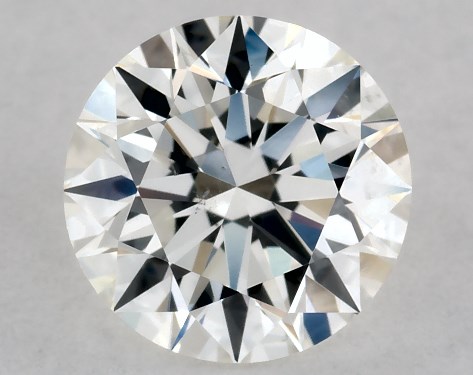 GIA 0.81 Carat H-SI1 Excellent Cut Round Diamond