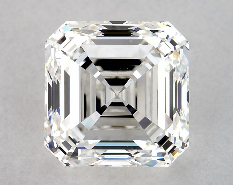 2.73 carat asscher diamond, G VS2
