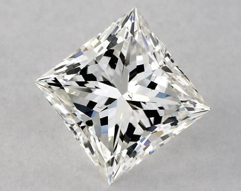GIA 1.01 Carat H-VS2 Ideal Cut Princess Diamond