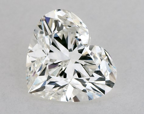 GIA 1.00 Carat H-VS1 Ideal Cut Heart Diamond