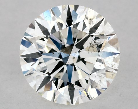 GIA 1.00 Carat H-SI2 Excellent Cut Round Diamond