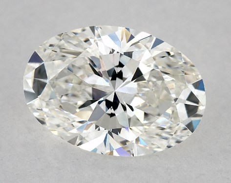 GIA 1.00 Carat H-VS2 Very Good Cut Oval Diamond
