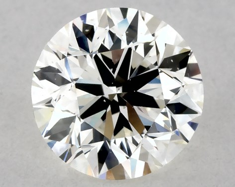 GIA 1.00 Carat H-VS2 Very Good Cut Round Diamond