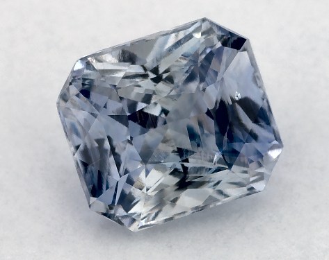 2.22 Carat Radiant Natural Blue Sapphire