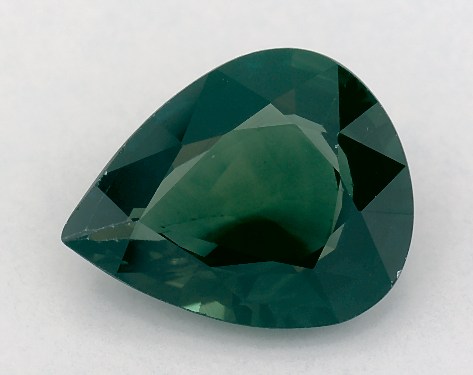 2.14 Carat Pear Natural Green Sapphire