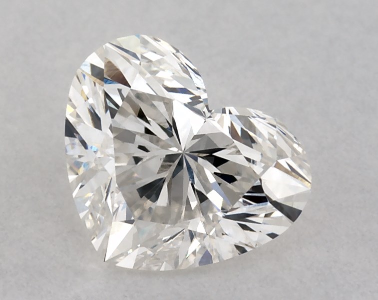 0.7 carat heart diamond, H SI1