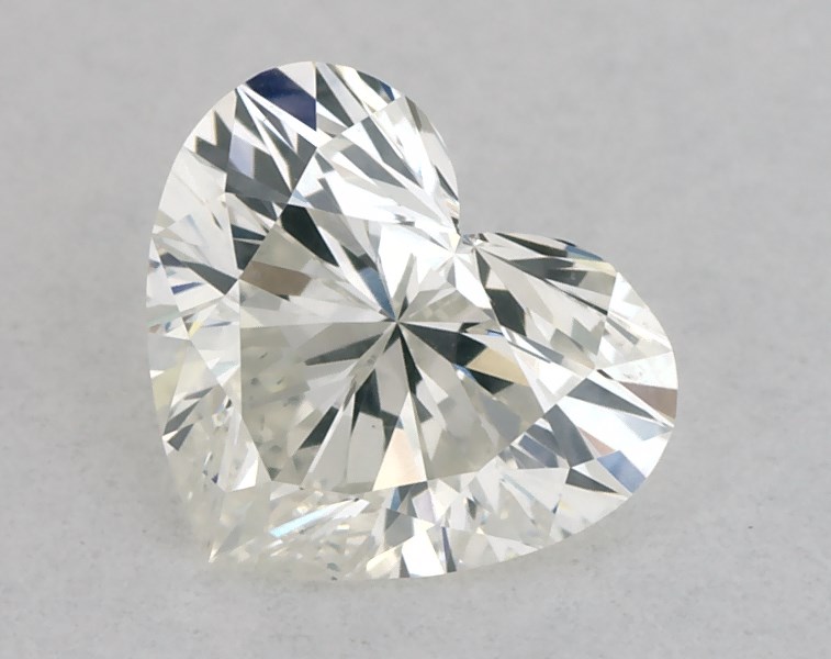 0.55 carat heart diamond, I SI1