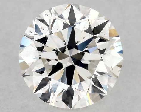 GIA 0.80 Carat H-SI1 Excellent Cut Round Diamond