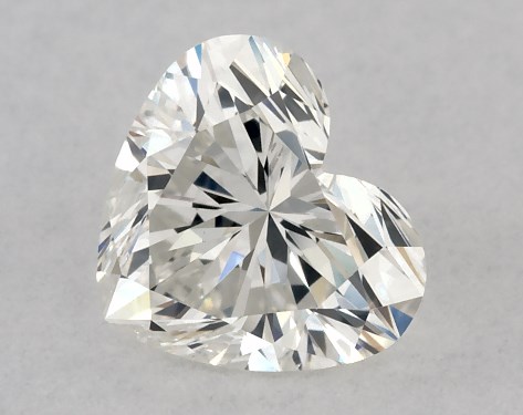 GIA 0.52 Carat H-VS2 Ideal Cut Heart Diamond