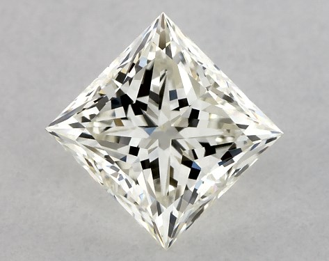 GIA 0.50 Carat K-VVS2 Very Good Cut Princess Diamond