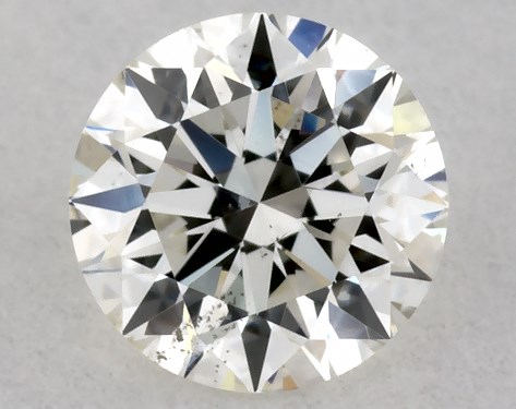 GIA 0.31 Carat J-SI2 Excellent Cut Round Diamond