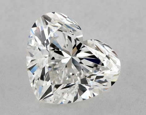 GIA 1.01 Carat H-VS2 Ideal Cut Heart Diamond