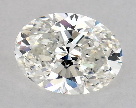 GIA 1.00 Carat H-VS2 Very Good Cut Oval Diamond