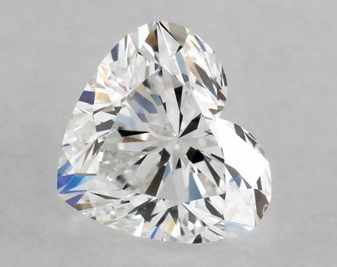 GIA 1.00 Carat F-VS2 Ideal Cut Heart Diamond