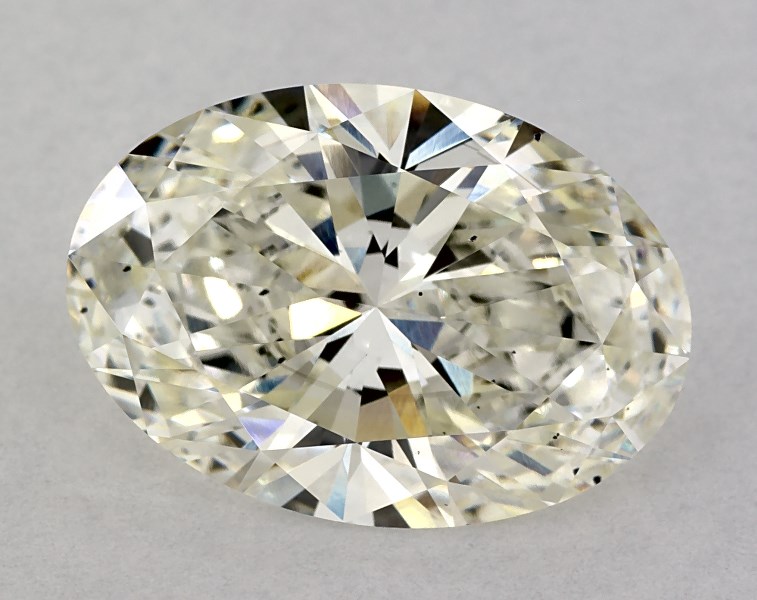 5.03 carat oval diamond, H VS2