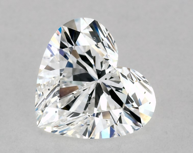 1.84 carat heart diamond, E SI1