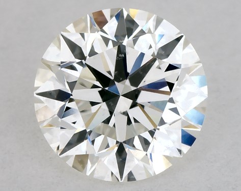 GIA 0.80 Carat H-SI1 Excellent Cut Round Diamond