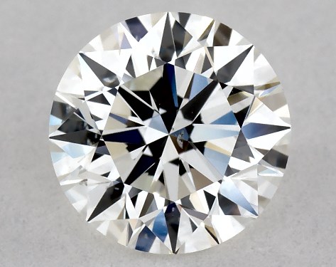 GIA 0.80 Carat H-SI1 Excellent Cut Round Diamond