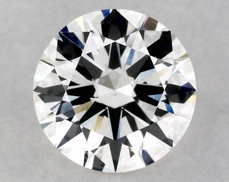 GIA 1.00 Carat H-VS2 Excellent Cut Round Diamond