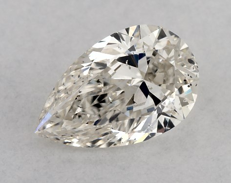 GIA 0.50 Carat K-SI2 Ideal Cut Pear Diamond