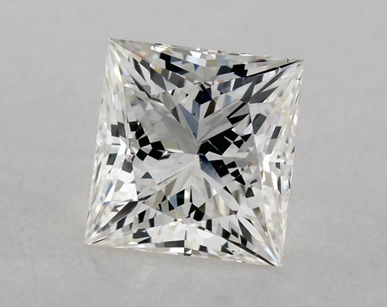 0.84 carat princess diamond, I SI1