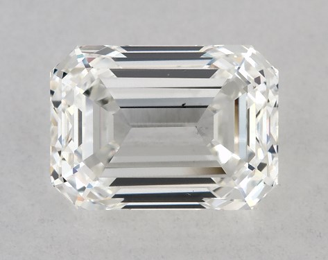 GIA 1.18 Carat H-VS2 Very Good Cut Emerald Diamond