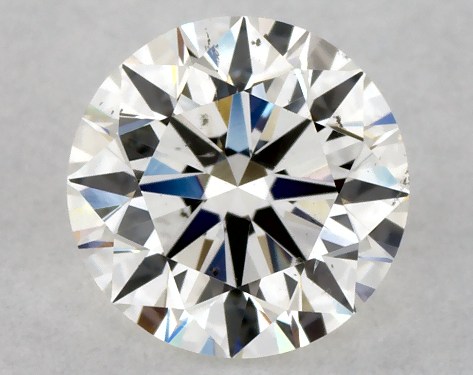 GIA 0.81 Carat H-SI1 Excellent Cut Round Diamond