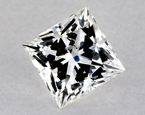 GIA 0.75 Carat G-SI2 Very Good Cut Princess Diamond