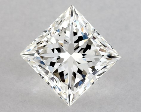 GIA 1.01 Carat H-VS2 Ideal Cut Princess Natural Diamond