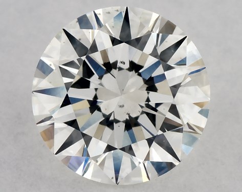 GIA 1.03 Carat H-SI2 Excellent Cut Round Diamond