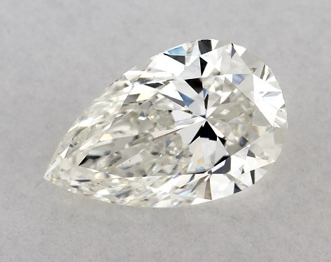 GIA 1.00 Carat G-VS2 Ideal Cut Pear Diamond
