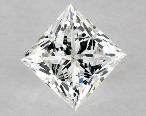 GIA 0.50 Carat H-VS2 Very Good Cut Princess Diamond