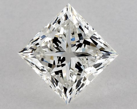 GIA 1.03 Carat H-VS2 Ideal Cut Princess Diamond