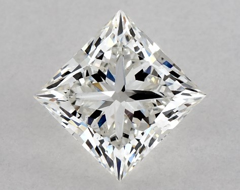 GIA 1.01 Carat H-VS2 Ideal Cut Princess Diamond