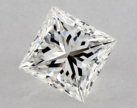 GIA 1.02 Carat H-VS2 Ideal Cut Princess Diamond