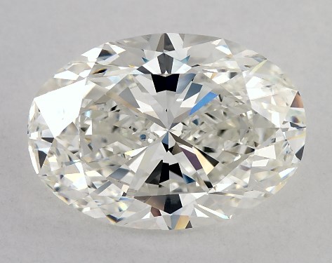 GIA 4.00 Carat I-VS2 Very Good Cut Oval Diamond