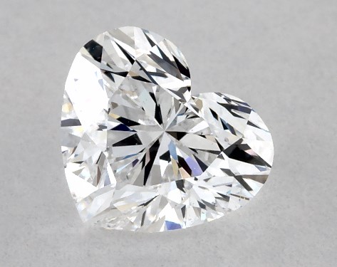 GIA 1.00 Carat D-VS2 Very Good Cut Heart Diamond