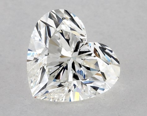 GIA 1.00 Carat H-VS2 Ideal Cut Heart Diamond
