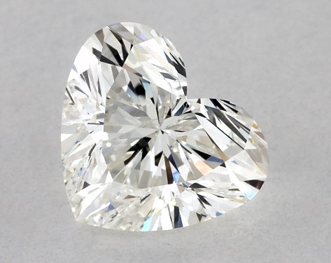GIA 1.03 Carat H-VS1 Ideal Cut Heart Diamond