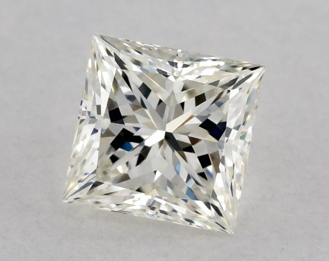 GIA 0.50 Carat K-VVS2 Ideal Cut Princess Diamond