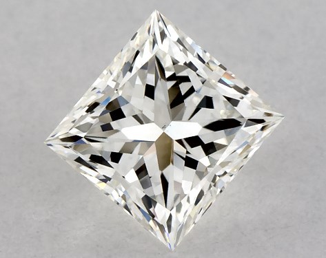 GIA 0.50 Carat J-VS1 Very Good Cut Princess Diamond