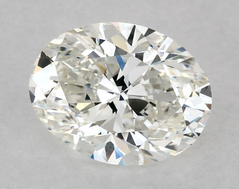 GIA 1.00 Carat H-VS2 Very Good Cut Oval Diamond